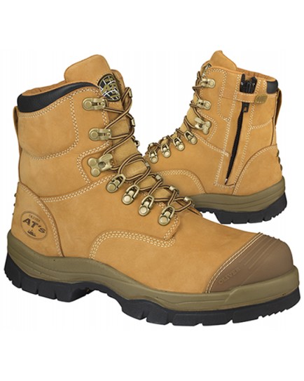 Oliver Wheat Zip Sided Boot
