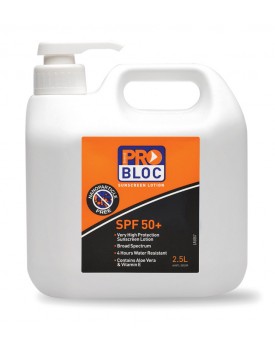 SPF 50 Sunscreen 2.5L Pump Bottle